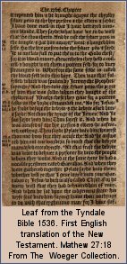 Tyndale Bible Leaf - Click for a larger image